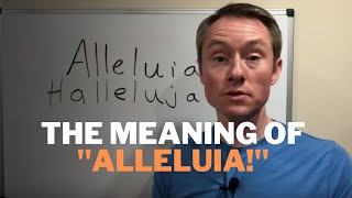 Alleluia Hallelujah Meaning [upl. by Vocaay]