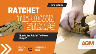 How To Use Ratchet Tie Down Straps [upl. by Rafaello]