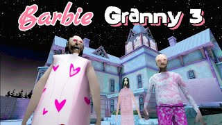 Barbie Granny 3 Full Gameplay [upl. by Noyahs]