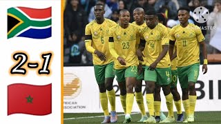 South Africa vs Morocco 21  Bafana Bafana tops the group [upl. by Mikal]