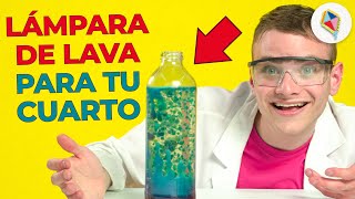 TUTORIAL 🔔 La manera MÁS FÁCIL de hacer una LÁMPARA DE LAVA  Pegamente [upl. by Luap]