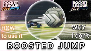 How to use BOOSTED JUMP in Rocket League Sideswipe PART 1 [upl. by Koblas898]