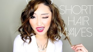 HOW TO SHORT HAIR WAVES [upl. by Inafit]