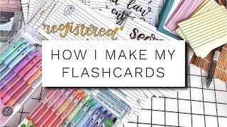 How I Make My Flashcards [upl. by Dahij]