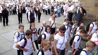 2014 Lëtzebuerg Sprangpressessioun Dancing Procession of Echternach [upl. by Ydda]