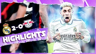 Real Madrid 20 RB Leipzig  Highlights  Champions League [upl. by Iror]