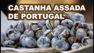 Castanha assada na rua é uma tradição em Portugal [upl. by Akired236]