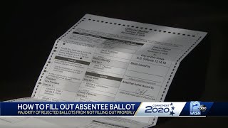 Absentee ballot How to fill it out [upl. by Ambrogino505]