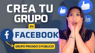 🔴 Como CREAR UN GRUPO EN FACEBOOK [upl. by Nimajneb]