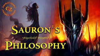 Why was Sauron Evil  Saurons Philosophy  Lord of the Rings Lore  MiddleEarth [upl. by Hertha958]