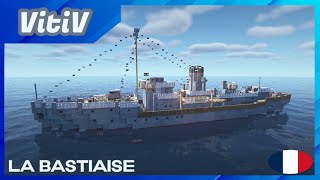 La Bastiaise  Flowerclass Corvette  Minecraft [upl. by Lorrimer]