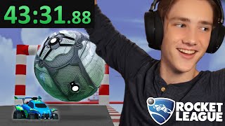 How I beat the hardest dribbling course in Rocket League [upl. by Pollux602]