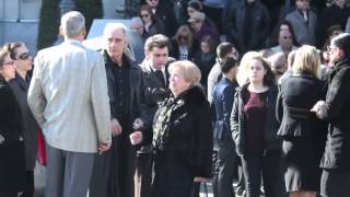 Big Angs golden casket carried during funeral [upl. by Eyot]