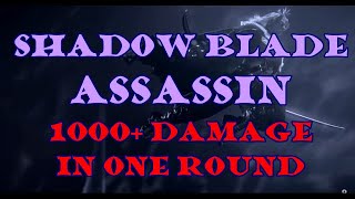 Shadow Blade Assassin 1000 damage build Adventure League [upl. by Hulburt]