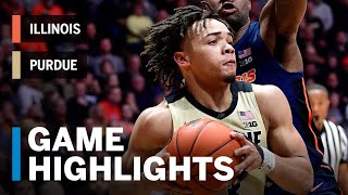 Highlights Carsen Edwards Drops 23 in a Win  Illinois vs Purdue  Feb 27 2019 [upl. by Maddi]