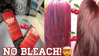 LOREAL HICOLOR MAGENTA TUTORIAL  Color  Straightening  Trim [upl. by Eedyah469]