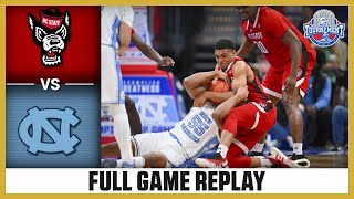 NC State vs North Carolina Full Game Replay  2024 ACC Men’s Basketball Tournament [upl. by Renata]