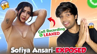 EXPOSING SOFIA ANSARI Calll Recording Ne Khole Raaz  SHIVAMSINGH RAJPUT [upl. by Tai]