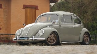 Volkswagen Fusca 1953 customizado com visual Cal Style [upl. by Yraek460]