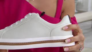 Clarks Unstructured Leather Casual Sneakers  Un Maui Lace on QVC [upl. by Snapp]