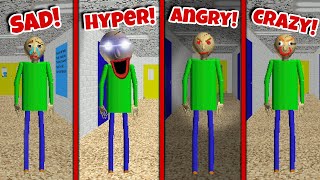 The Many Strange Moods Of Baldi  Baldis Basics [upl. by Dranyl]