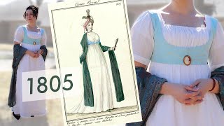 Sewing a White Regency Dress  chatting about quotunflatteringquot costumes [upl. by Rehpatsirhc830]