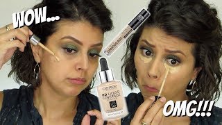 CATRICE COSMETICS FOUNDATION amp CONCEALER  WEAR TEST  REVIEW [upl. by Plumbo164]