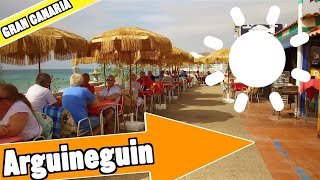 Arguineguin Gran Canaria Spain Tour of beach and resort [upl. by Dollie]