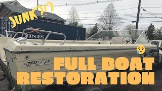 FULL BOAT RESTORATION START TO FINISH [upl. by Nibor]