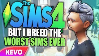 Sims 4 but I breed the worst sims ever [upl. by Norac199]