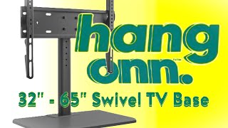 onn Swivel TV Base for TVs 32quot to 65quot BEFORE YOU BUY [upl. by Zanas]