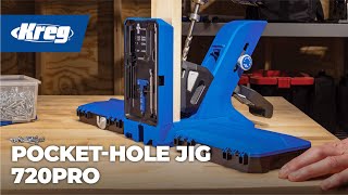 Kreg PocketHole Jig 720PRO [upl. by Dorion]