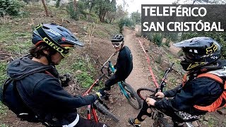 Mountain Bike Downhill con Teleférico en el Cerro San Cristóbal con los Chicos de Lonquimay [upl. by Toms446]