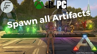 ARK Survival Evolved How to spawn all Artifacts [upl. by Atinihc270]