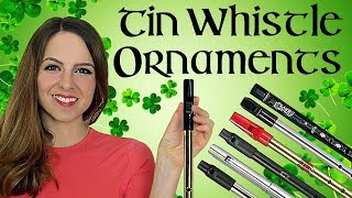 TIN WHISTLE ORNAMENTATION TUTORIAL  easy for beginners [upl. by Harbour]