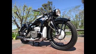 1938 Zundapp K800 Running [upl. by Atnoid]