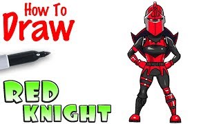 How to Draw the Red Knight  Fortnite [upl. by Anirak]