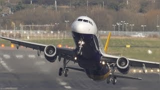 Crosswind difficulties  Worst conditions in history [upl. by Refinnaj]