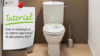 Cum se echipează și se repară rezervorul de apă pentru WC Tutorial Video Leroy Merlin [upl. by Hessler]