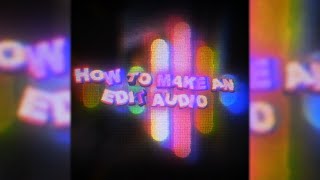 Edit Audio Tutorial After Effects [upl. by Wolenik]