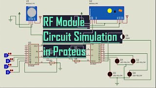 RF Module Circuit Simulation in Proteus [upl. by Akirahs]