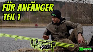 Karpfenangeln für ANFÄNGER TEIL 1 Unser Tackle für kleinere Gewässer [upl. by Yablon939]