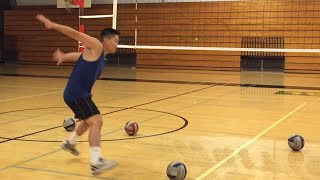 Improve Spiking TIMING part 12  How to SPIKE a Volleyball Tutorial [upl. by Jannery]