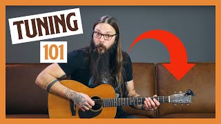 How to Tune a Guitar For Beginners [upl. by Eselahc693]