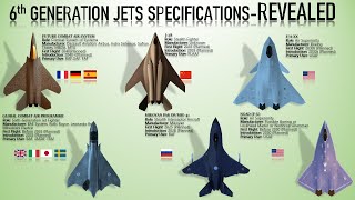 The All 6th GENERATION Jets Specifications Explained [upl. by Skell]