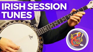 Irish Tenor Banjo Lesson Learn Ornamentation  Toss the Feathers Reel [upl. by Danit566]