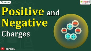 Positive and Negative Charges  Science  iKen [upl. by Pelagi]