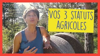 Vos 3 statuts agricoles  4 min pour comprendre [upl. by Eilegna]