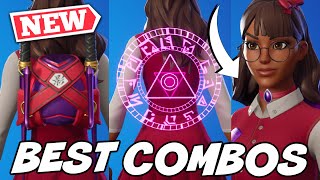 THE BEST COMBOS FOR NEW ISABELLE SKIN EXTRACURRICULARMOR BUILTINEMOTE  Fortnite [upl. by Adachi767]