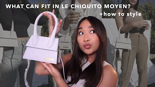 JACQUEMUS LE CHIQUITO MOYEN REVIEW  HOW TO STYLE [upl. by Limemann]